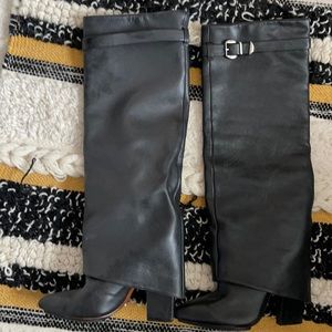 Schutz black boots,super cute ,worn a few times